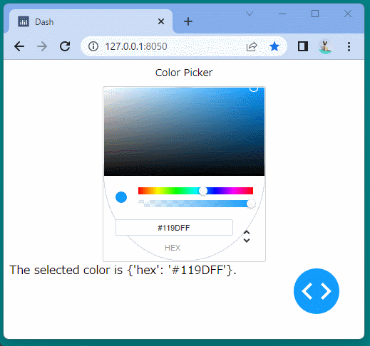 Dash DAQ Color Picker Python RPA 